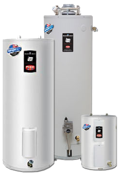 our Westminster plumbers rely on Bradford White water heaters