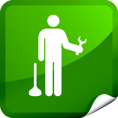 Green plumbers badge