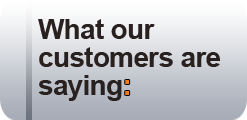 Customers are saying